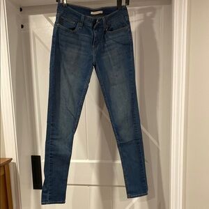 Levi's Blue supper Skinny Jeans Classic Denim Style